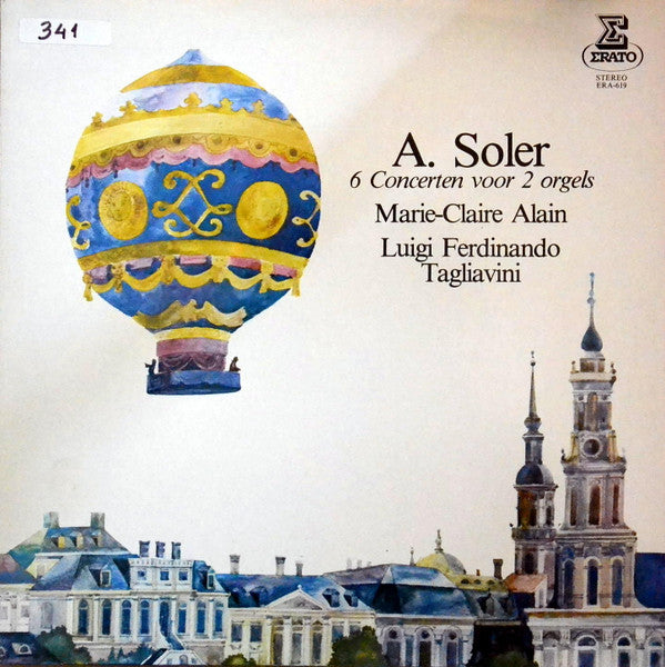 Padre Antonio Soler - Marie-Claire Alain, Luigi Ferdinando Tagliavini : 6 Concerten Voor 2 Orgels (LP, Album)