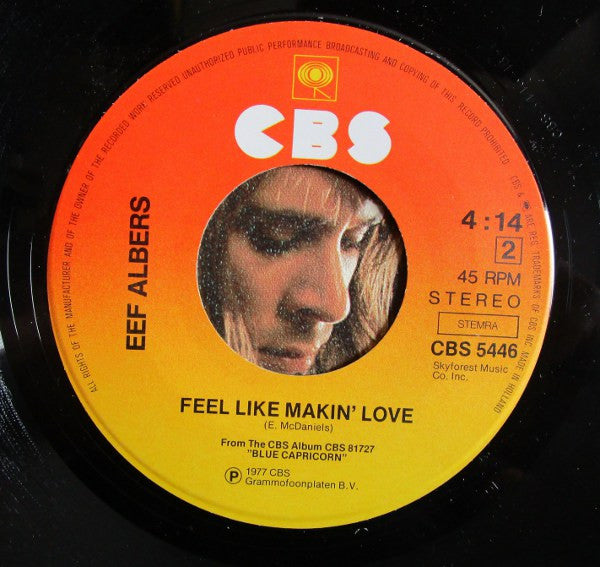 Eef Albers : Feelings / Feel Like Makin' Love (7", Single)
