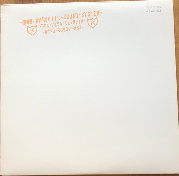 Dub Narcotic Sound System : Bone Dry (12", MiniAlbum, Promo, TP)