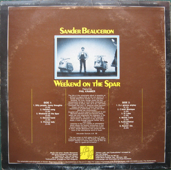 Sander Beauceron : Weekend On The Spar (LP, Album)