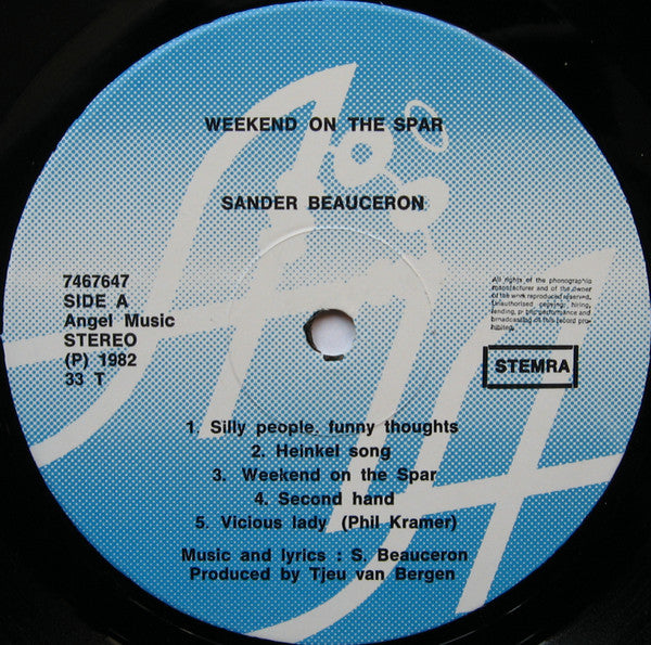 Sander Beauceron : Weekend On The Spar (LP, Album)