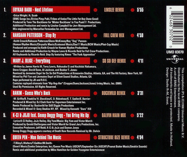 Various : A Taste Of '98 - The R&B Remixes (CD, Comp)