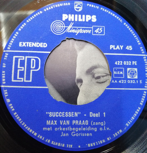 Max Van Praag : Successen (7", EP)