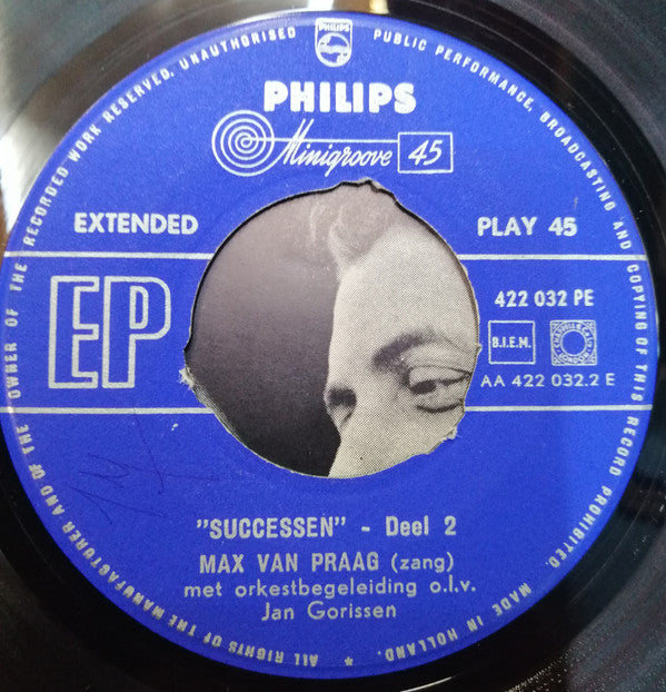 Max Van Praag : Successen (7", EP)