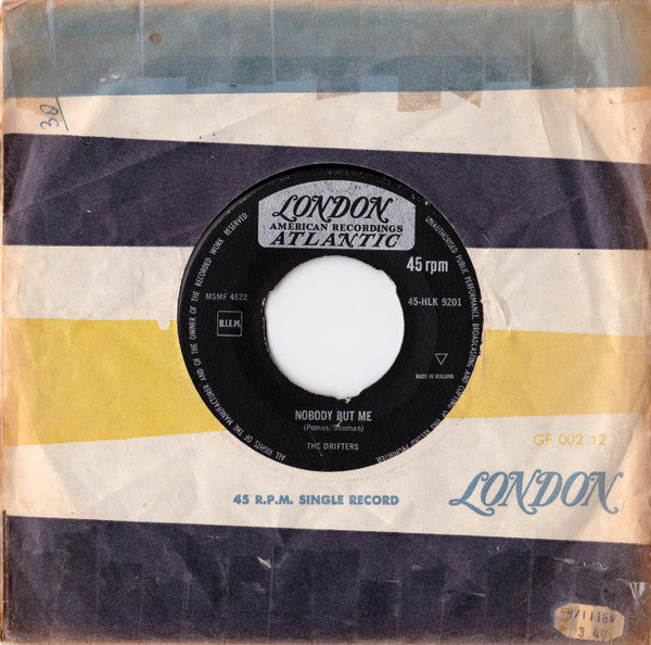 The Drifters : Save The Last Dance For Me (7", Single, Mono)