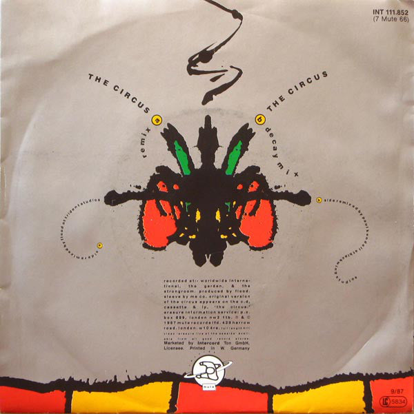 Erasure : The Circus (Remix) (7", Single, Red)