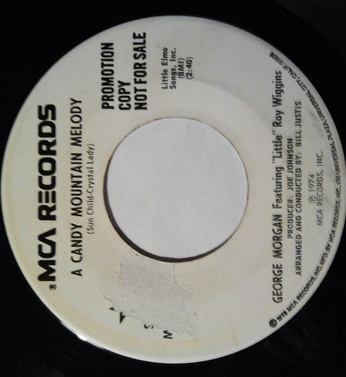 George Morgan (2) Featuring Little Roy Wiggins : A Candy Mountain Melody (7", Single, Mono, Promo)