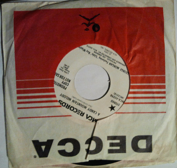 George Morgan (2) Featuring Little Roy Wiggins : A Candy Mountain Melody (7", Single, Mono, Promo)