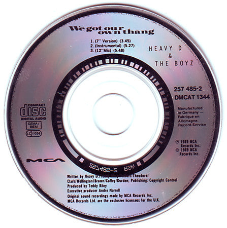 Heavy D. & The Boyz : We Got Our Own Thang (CD, Mini, Single)