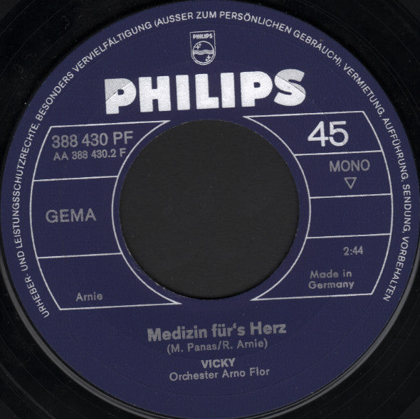 Vicky Leandros : Klipp Und Klar (7", Single, Mono)