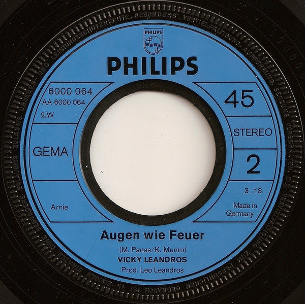 Vicky Leandros : Ich Hab' Die Liebe Geseh'n (Un Fiume Amaro Kaymos) (7", Single)