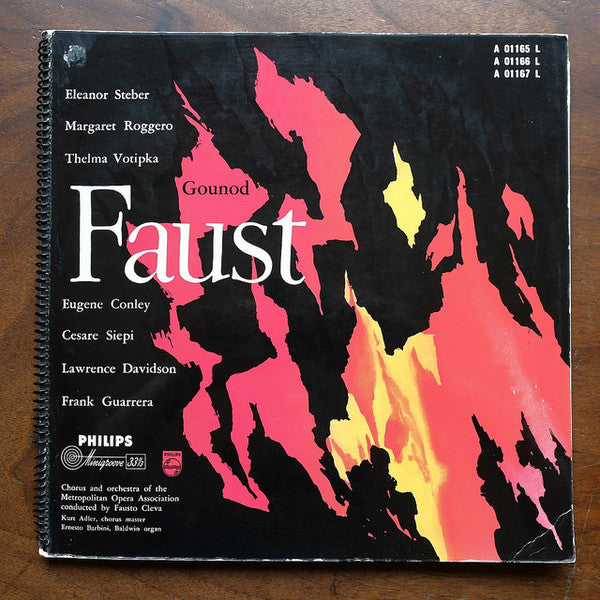 Charles Gounod / Eleanor Steber, Eugene Conley, Cesare Siepi, Thelma Votipka, Margaret Roggero, Frank Guarrera, Lawrence Davidson, Fausto Cleva, Chorus Of The Metropolitan Opera Association Of New York Et Orchestra Of The Metropolitan Opera Association Of : Faust (3xLP, Mono, Ltd + Box)