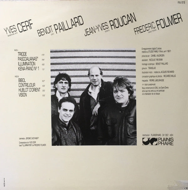 Yves Cerf, Benoit Paillard, Jean Yves Roucan, Frédéric Folmer : Triode (LP, Album)