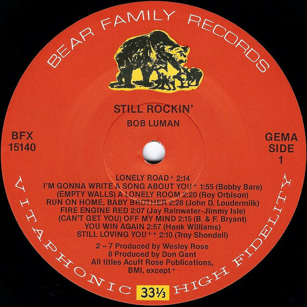 Bob Luman : Still Rockin' (LP, Comp)