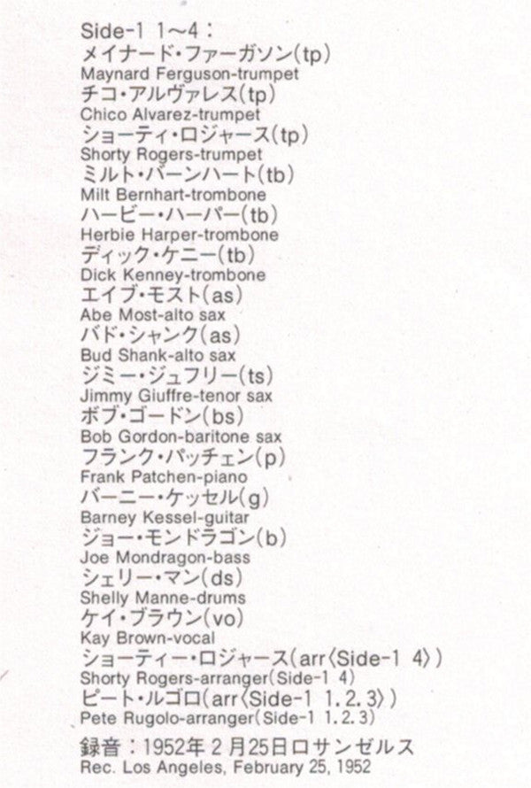 Maynard Ferguson : Dimensions (LP, Comp, Mono, RE)