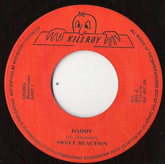 Sweet Reaction : Daddy (7", Single)