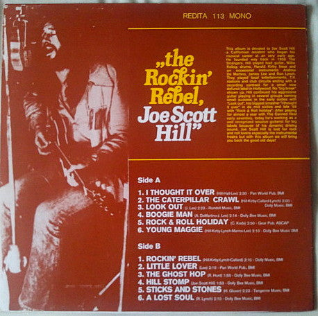 Joel Scott Hill : The Rockin' Rebel (LP, Comp, Mono)