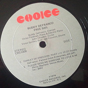 Buddy DeFranco : Free Sail (LP, Album)