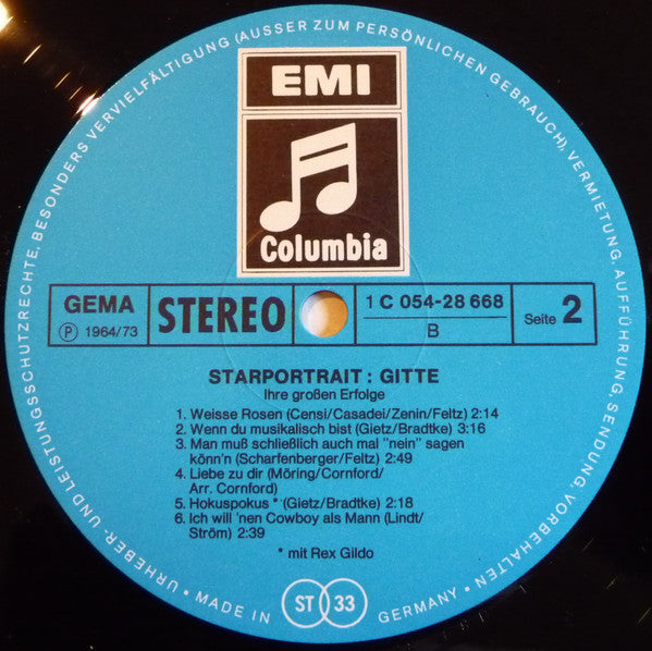 Gitte Hænning : Ihre Grossen Erfolge (LP, Comp)