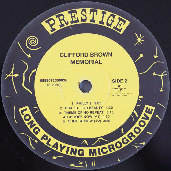 Clifford Brown : Memorial (LP, Comp, RE, 180)