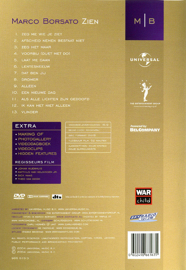 Marco Borsato : Zien (DVD-V, Album)