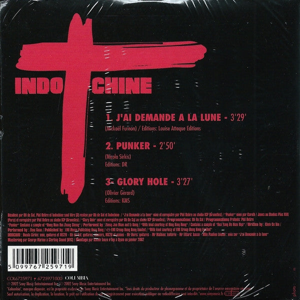 Indochine : J'Ai Demandé A La Lune (CD, Single, Car)