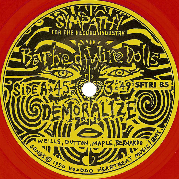 Barbed Wire Dolls : Demoralize / El Camino (7", Red)