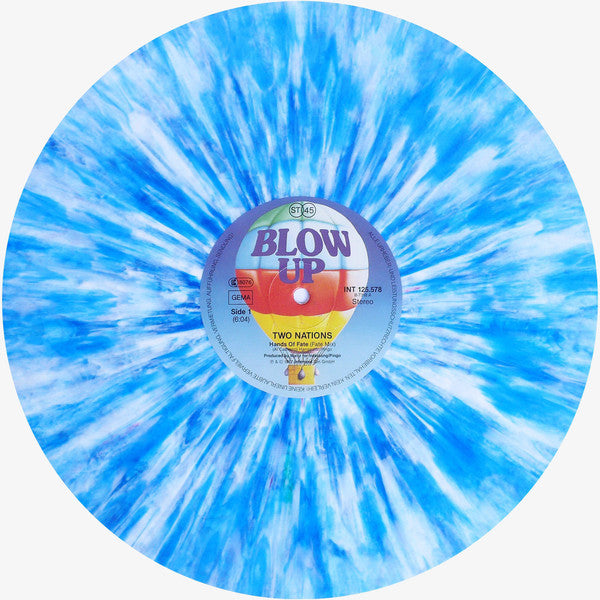 Two Nations : Hands Of Fate (12", Maxi, Blu)