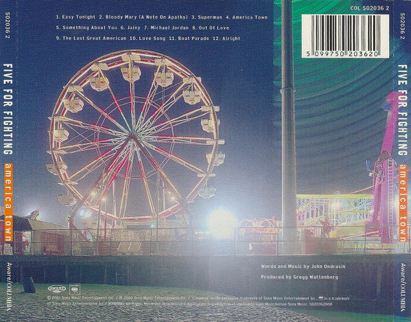 Five For Fighting : America Town (CD, Album)