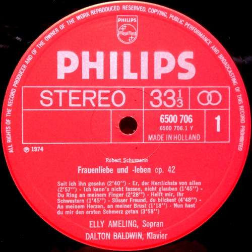 Robert Schumann / Franz Schubert, Elly Ameling, Dalton Baldwin : Frauenliebe Und -Leben / Lieder (LP)
