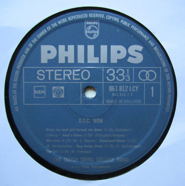 The Dutch Swing College Band : D.S.C. Now! (LP, Album)