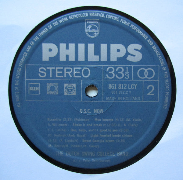 The Dutch Swing College Band : D.S.C. Now! (LP, Album)