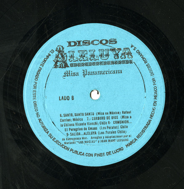 Mariachi Hermanos Macías Y Jean Marc Leclerc : Misa Panamericana (LP, Album, Mono, RE, Lig)