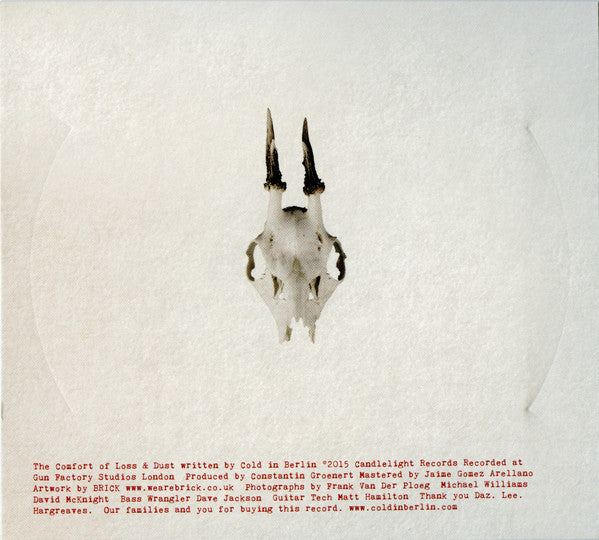 Cold In Berlin : The Comfort Of Loss & Dust (CD, Album)