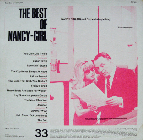 Nancy Sinatra : The Best Of Nancy-Girl (LP, Comp, Club, RE)