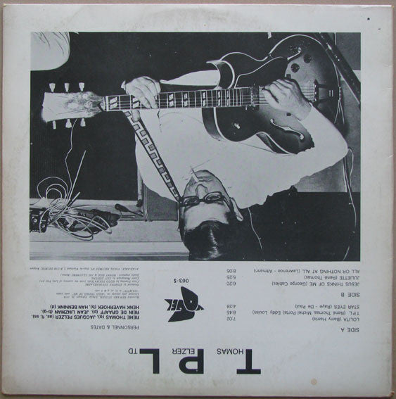 Thomas Pelzer Limited : TPL (Thomas Pelzer Limited) (LP, Album, M/Print)