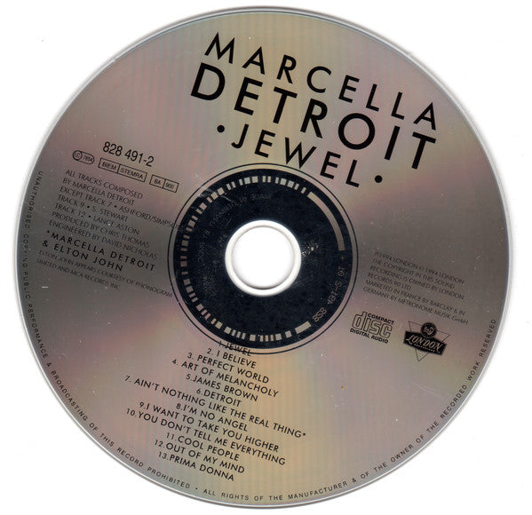 Marcella Detroit : Jewel (CD, Album)