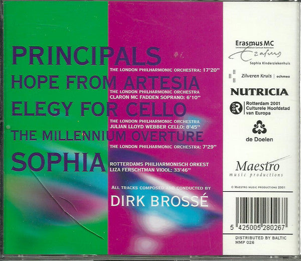 Dirk Brossé | Liza Ferschtman, Rotterdams Philharmonisch Orkest : Sophia (CD, Album)