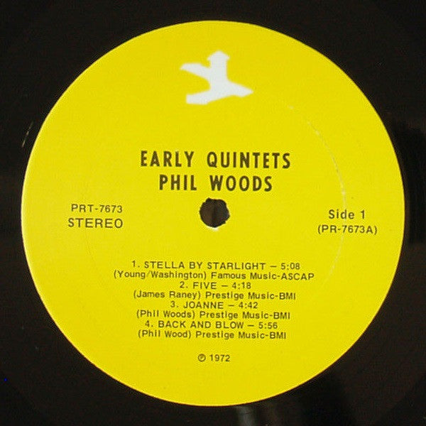 Phil Woods : Early Quintets (LP, Comp, RE, RM)