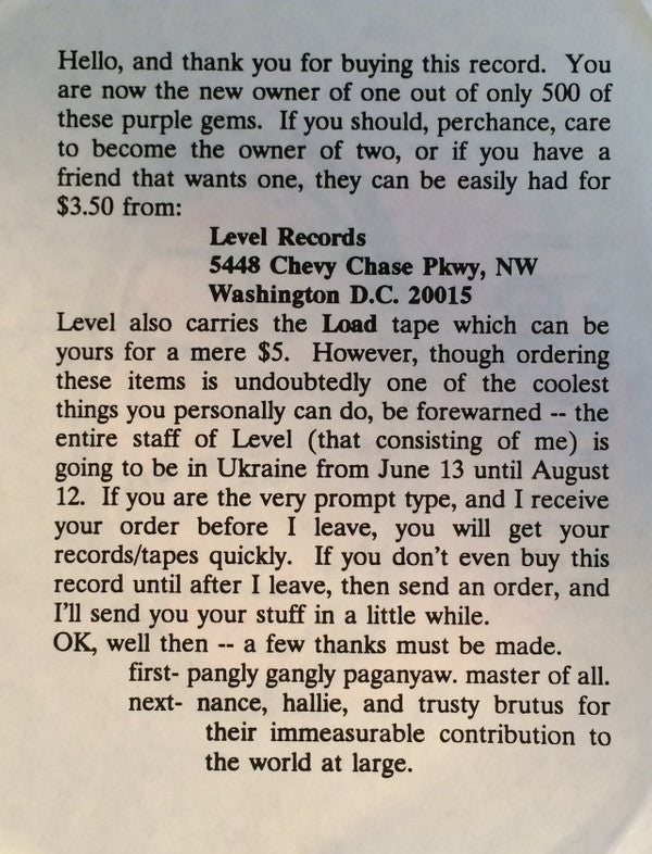 Various : Hamster (7", Comp, Ltd, Pur)