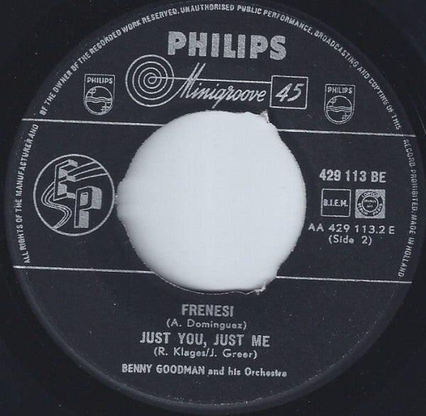 Benny Goodman And His Orchestra : Benny Goodman And His Orchestra (7", EP)