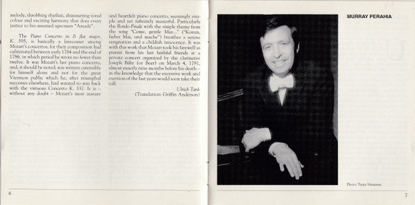 Wolfgang Amadeus Mozart, Murray Perahia, The Chamber Orchestra Of Europe : Piano Concertos No. 21, K. 467 • No. 27, K. 595 (CD, Album)