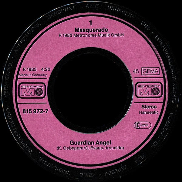 Masquerade (5) : Guardian Angel (7", Single)