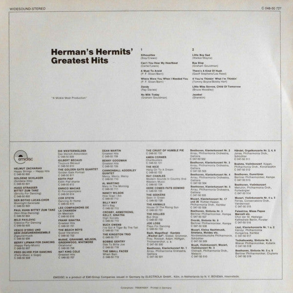 Herman's Hermits : Greatest Hits (LP, Comp, RE)