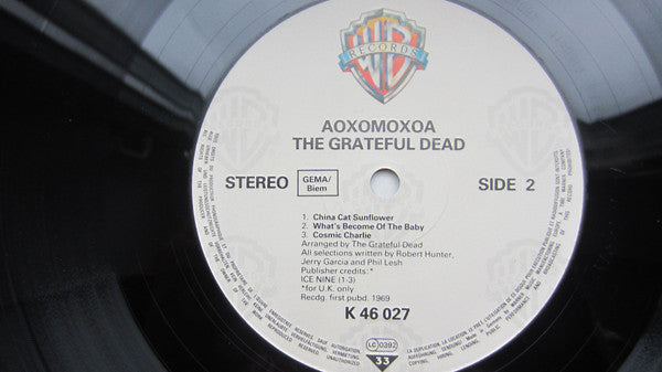 The Grateful Dead : Aoxomoxoa (LP, Album, RE)