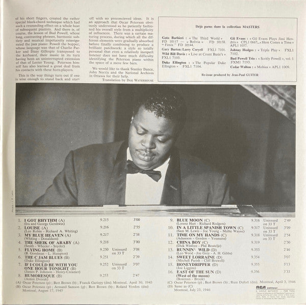 The Oscar Peterson Trio : I Got Rhythm / Oscar Peterson Trio Vol. 1 (LP, Comp, Gat)