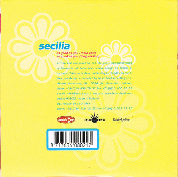 Secilia : As Good As You (CD, Single)