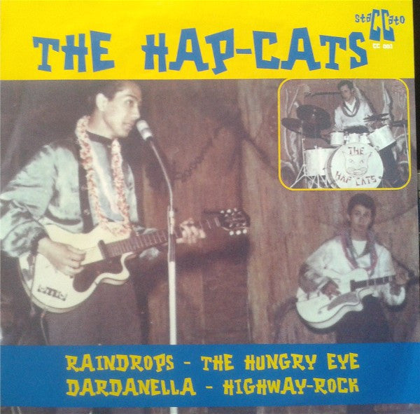 Hap-Cats : Raindrops (7", EP, Blu)