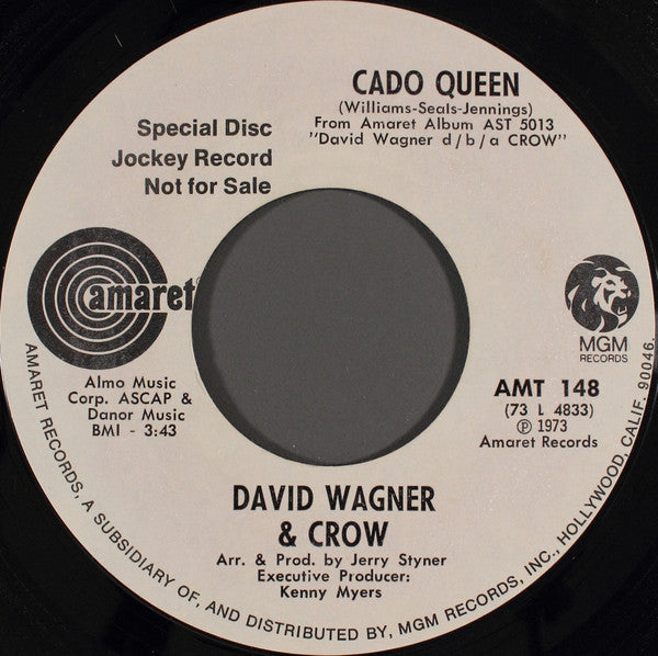 Dave Wagner & Crow (4) : If It Feels Good, Do It (7", Promo, Styrene, All)