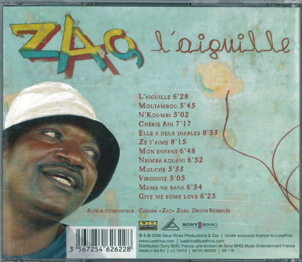 Zao (5) : L'Aiguille (CD, Album)